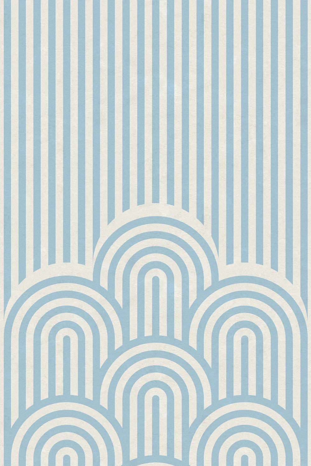 Striped wallpaper with a twist