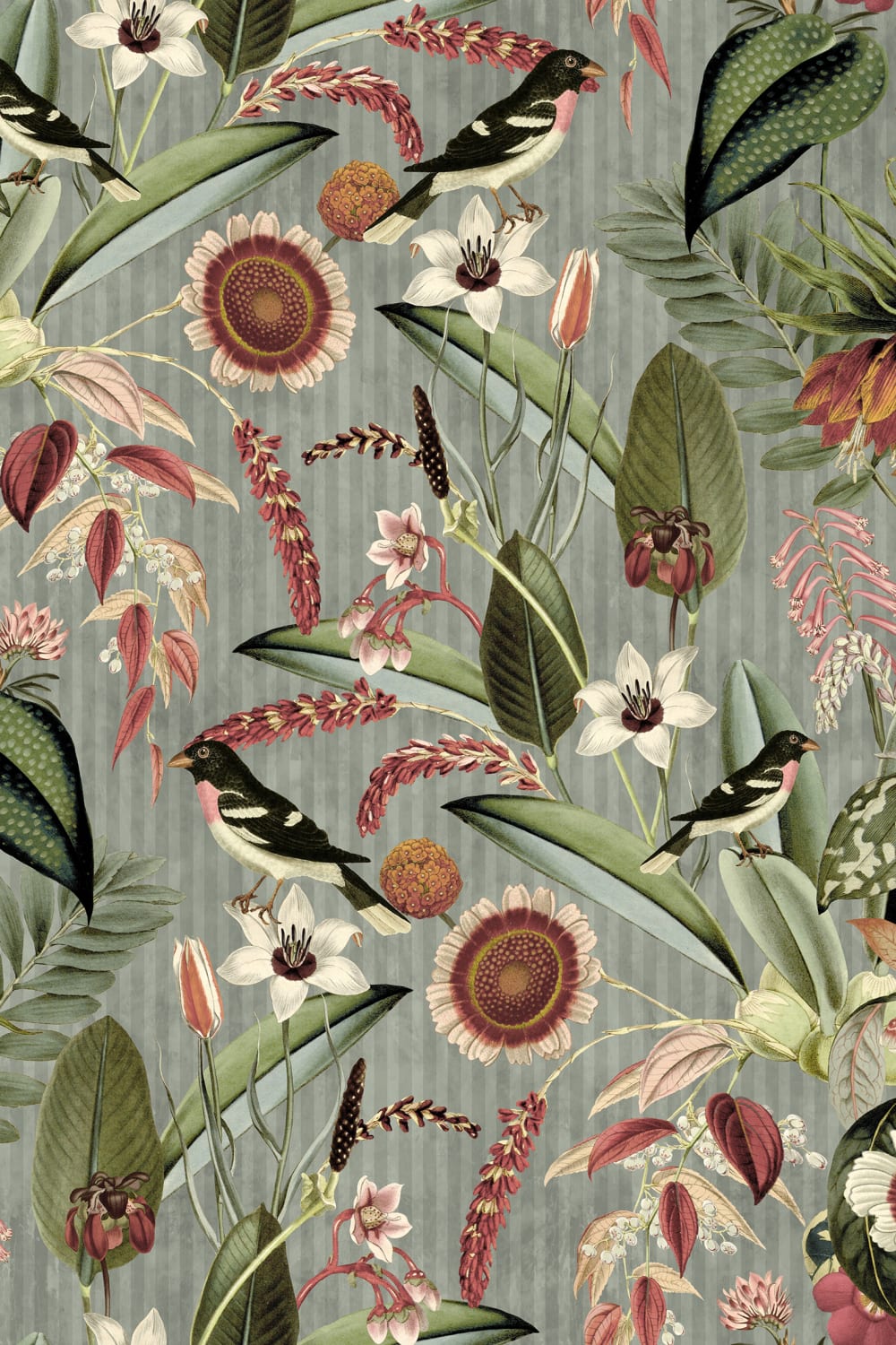 Flora og fauna blandes med elegante striber