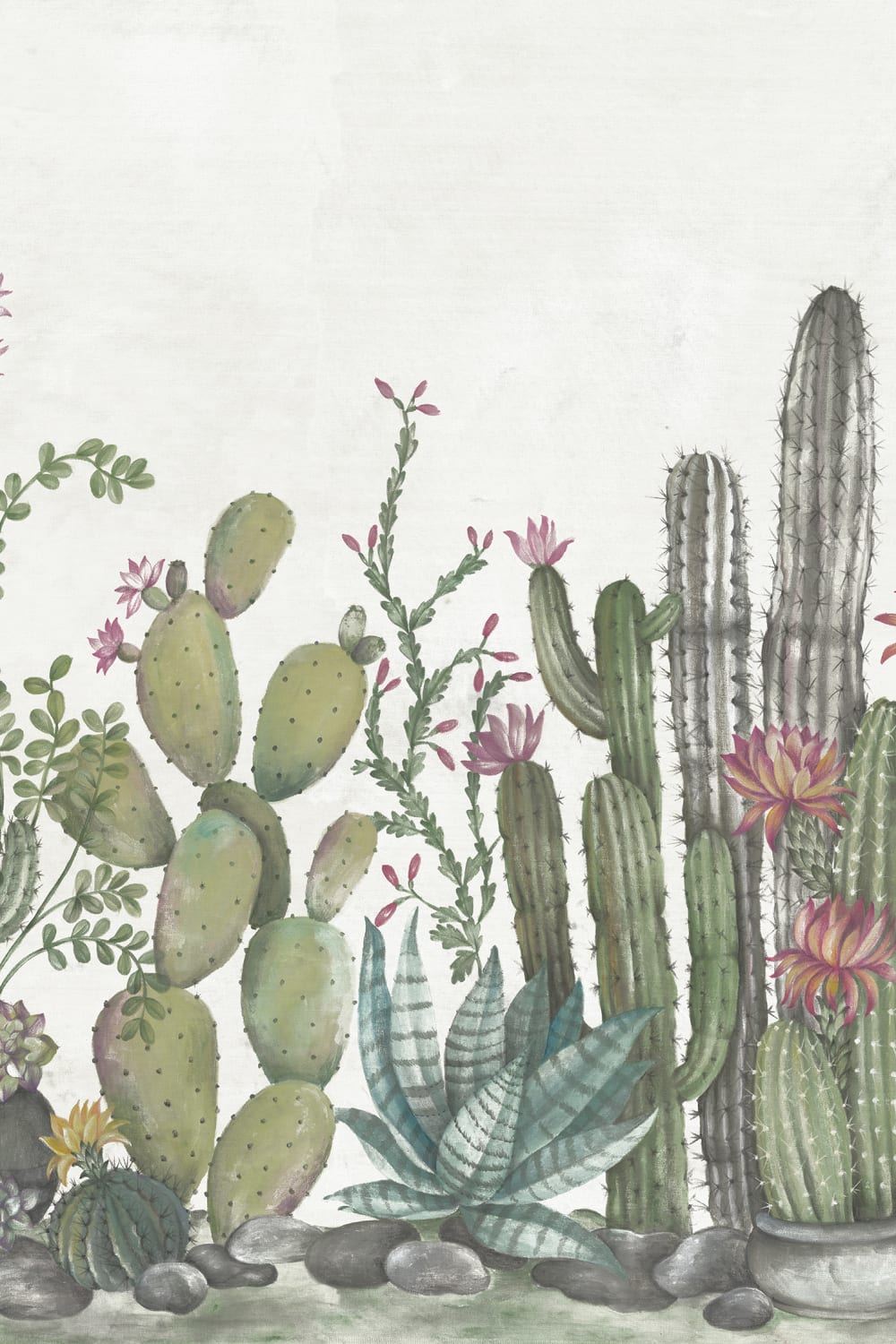 Playfull Cactus, Ivory