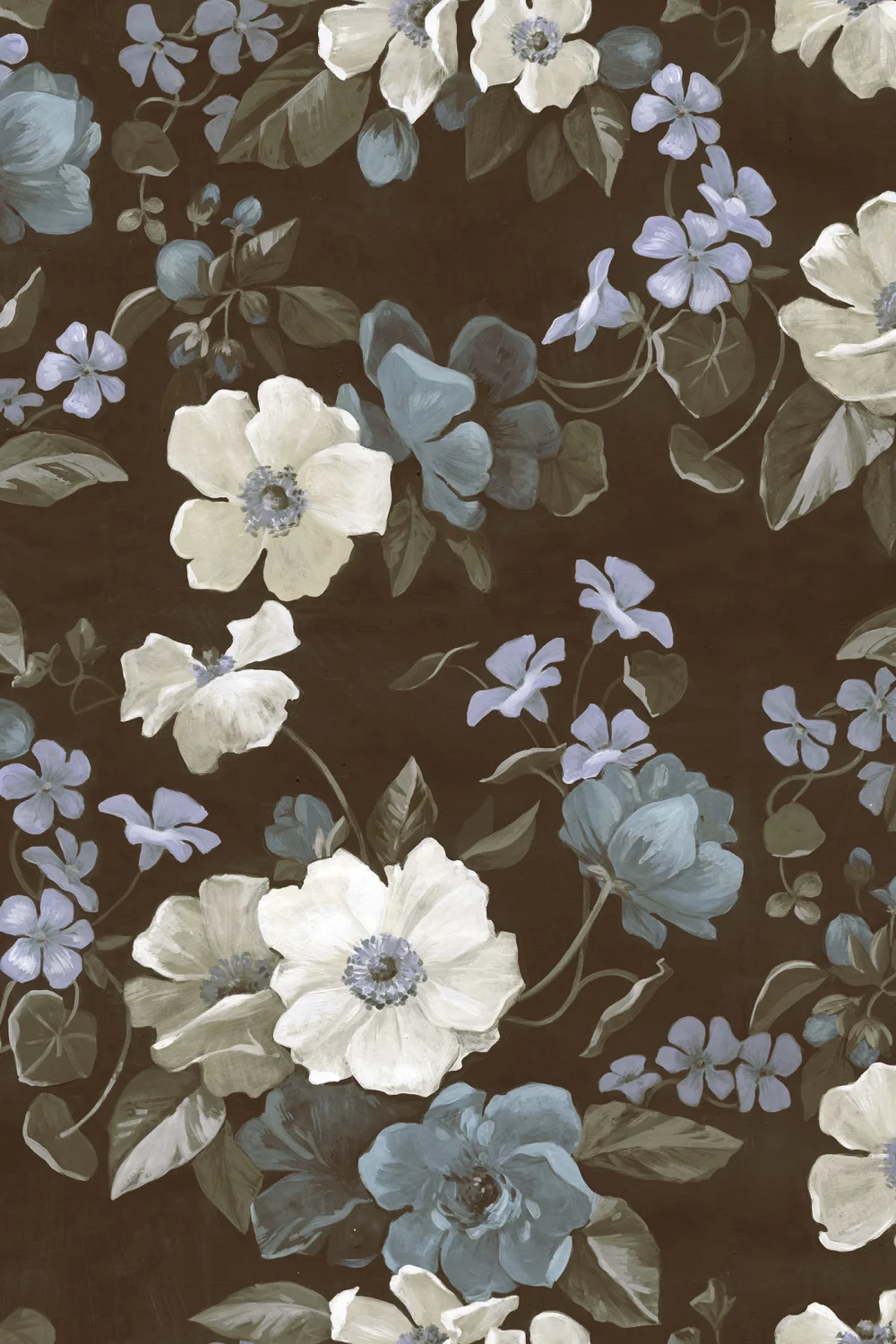 Hand-painted Vintage Flowers