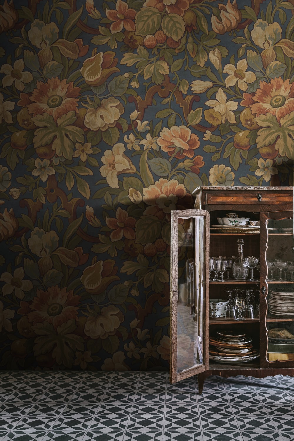 Vintage Flora, Blue