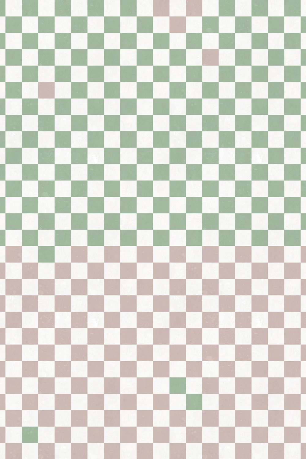 Green and pink checkered wallpaper