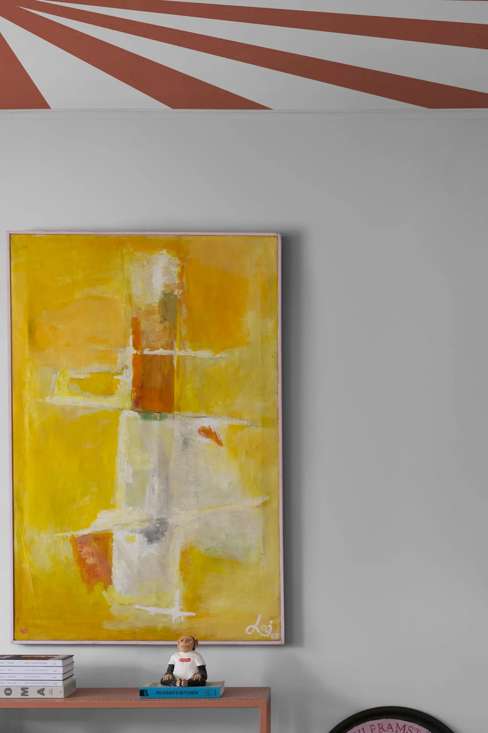 Maximalistisch plafondbehang