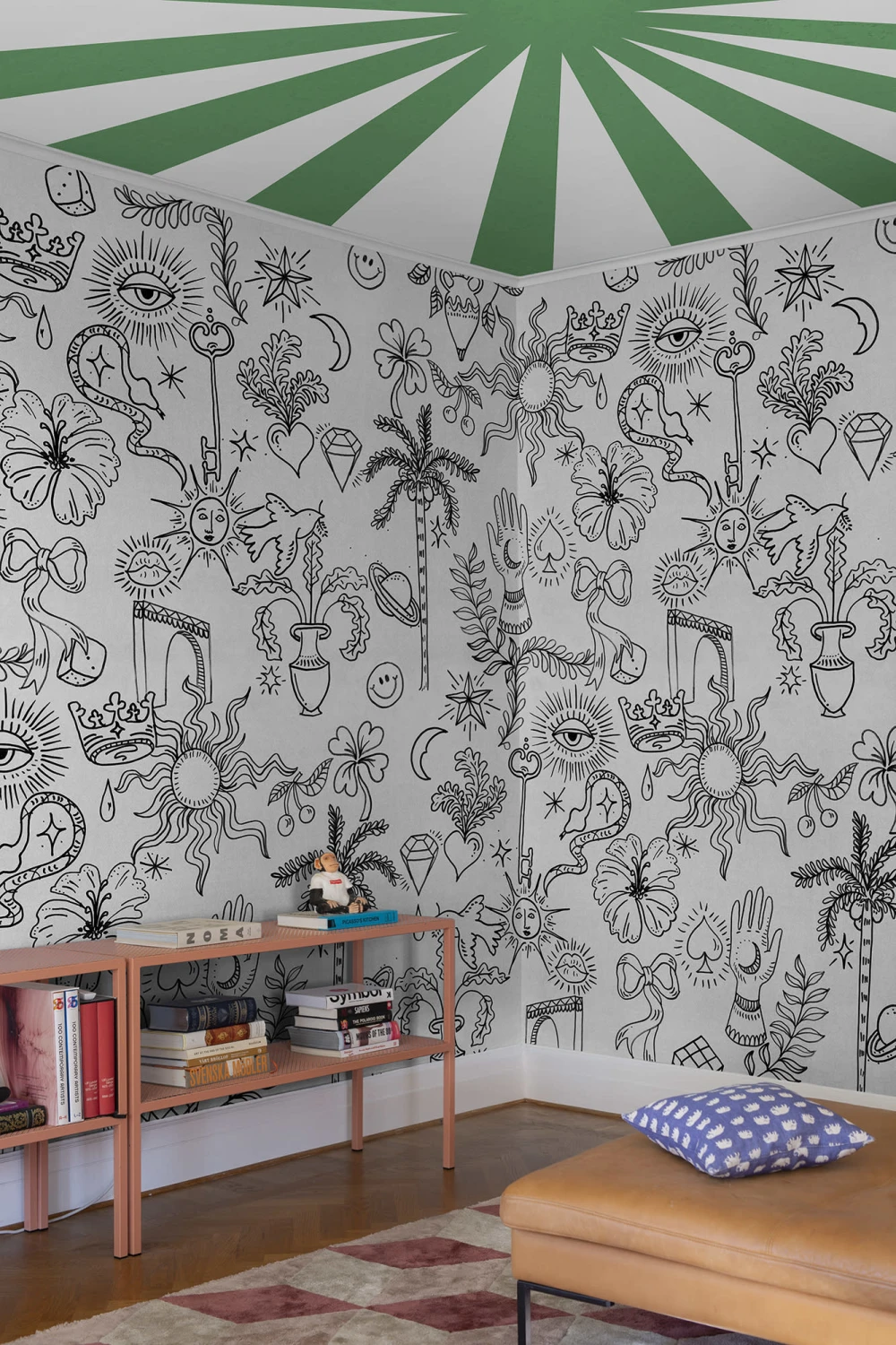 Doodle model de design tapet