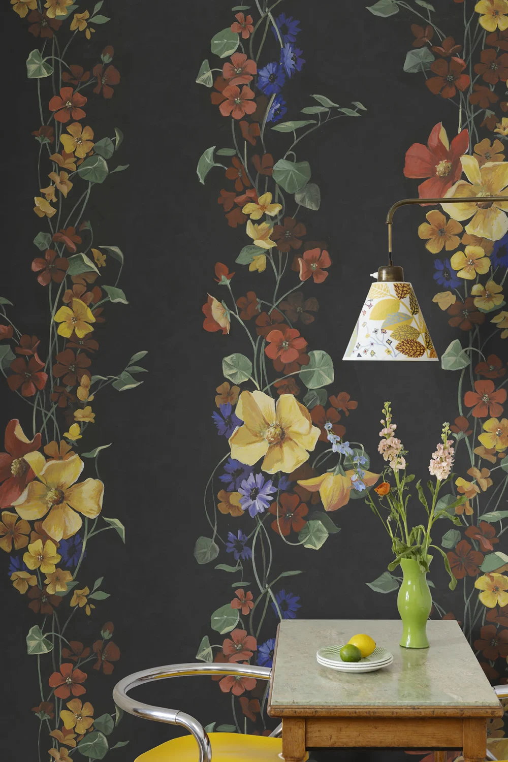 Summery floral stripes