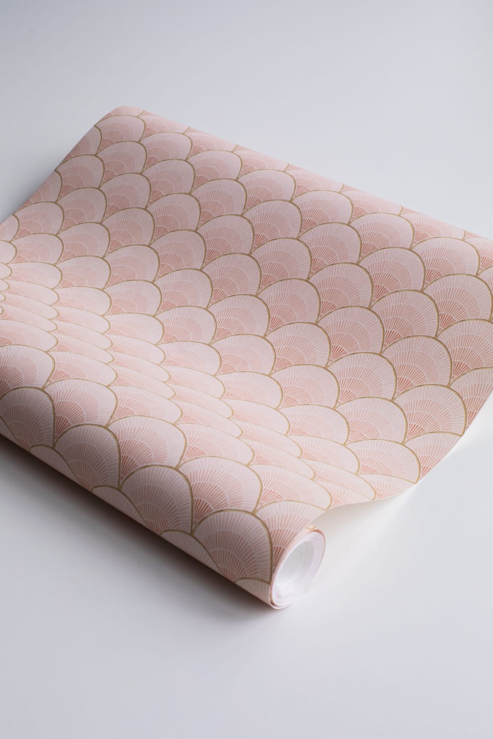 Decorative coral colored tiles