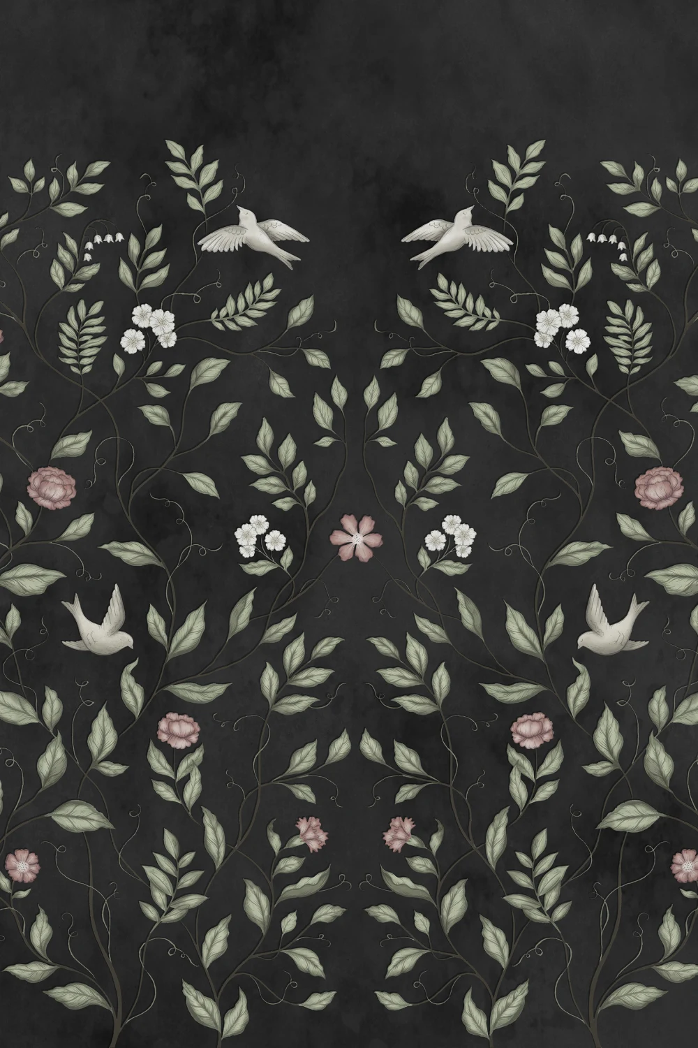 Dramatische bloemen elegantie