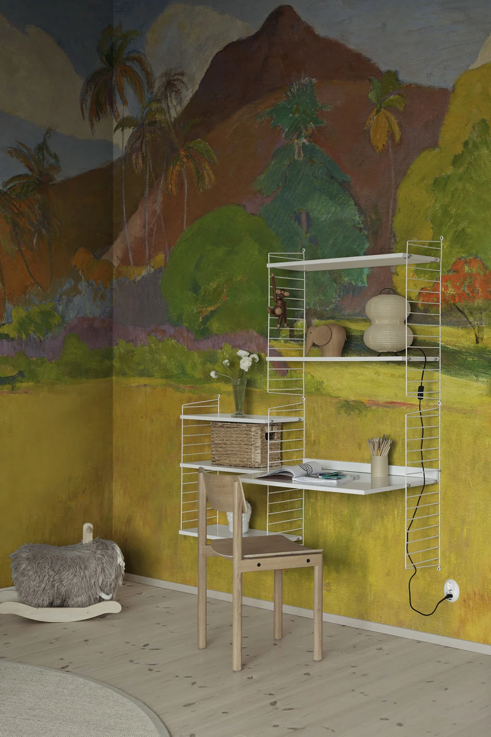 Tahitin hedelmällinen maisema