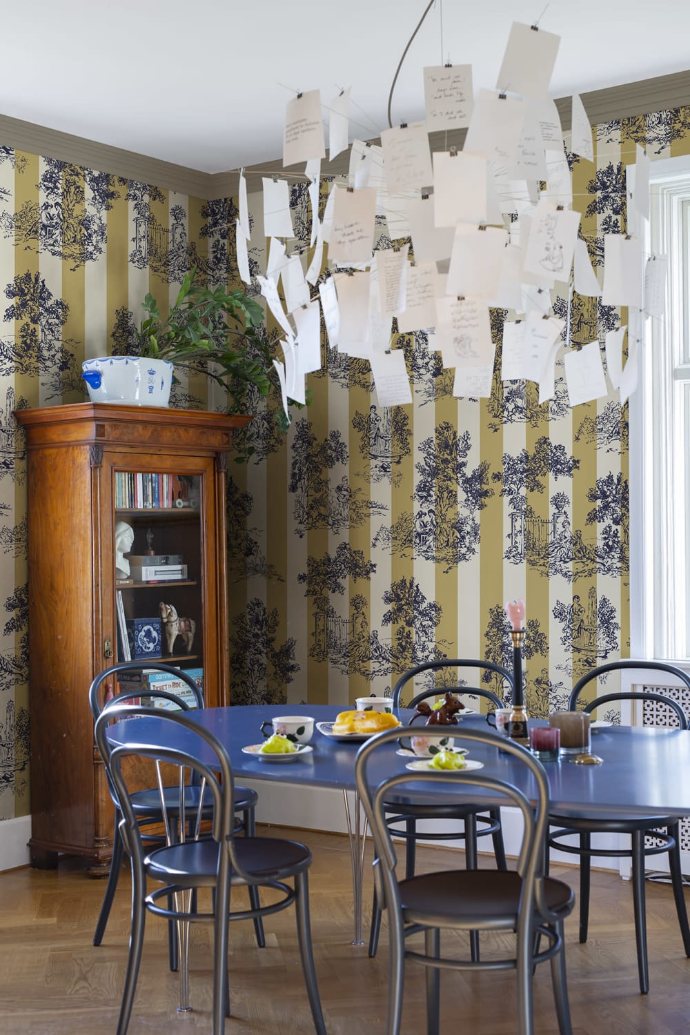 Mustard Toile Chic
