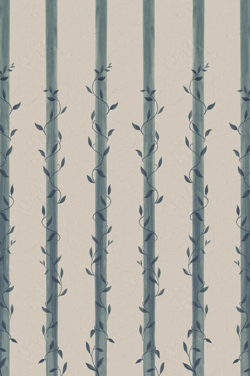 Blue Leaf Stripes