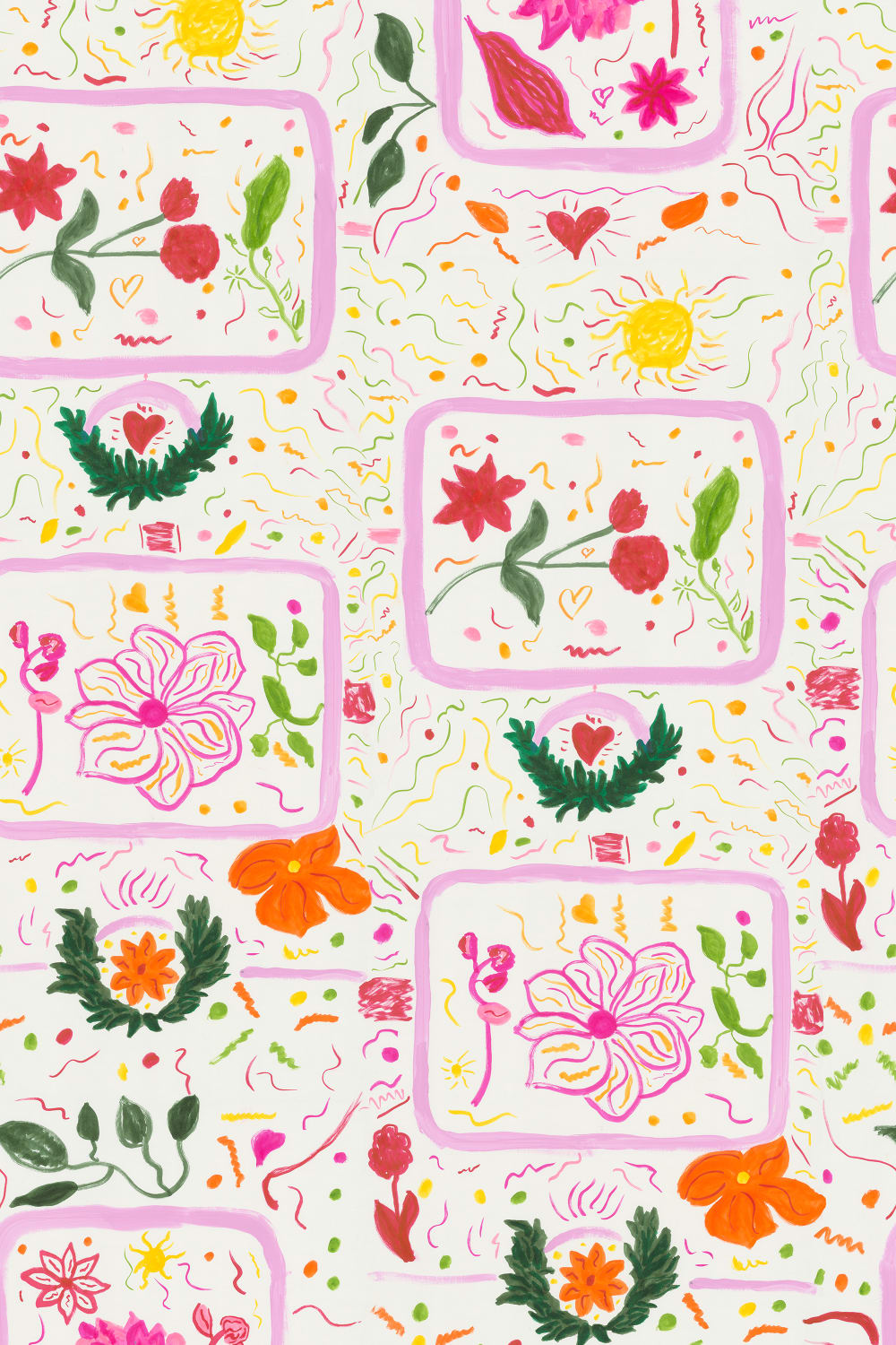 Rebel Walls x John-John: Romantische Träumerei in Rosa