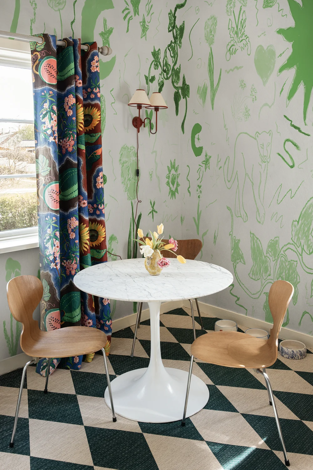 Rebel Walls x John-John: Chroma's Enchanted Green