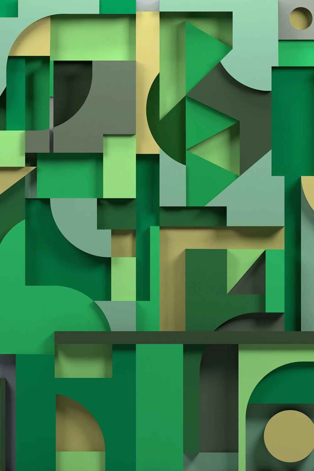 Verde geometrico