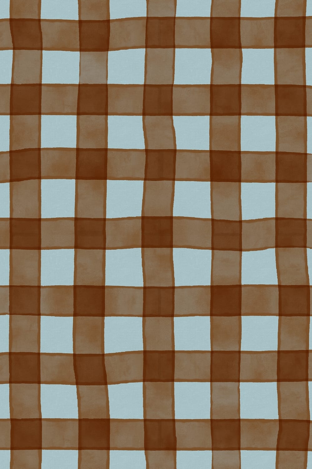 Charming Brown Gingham Delight