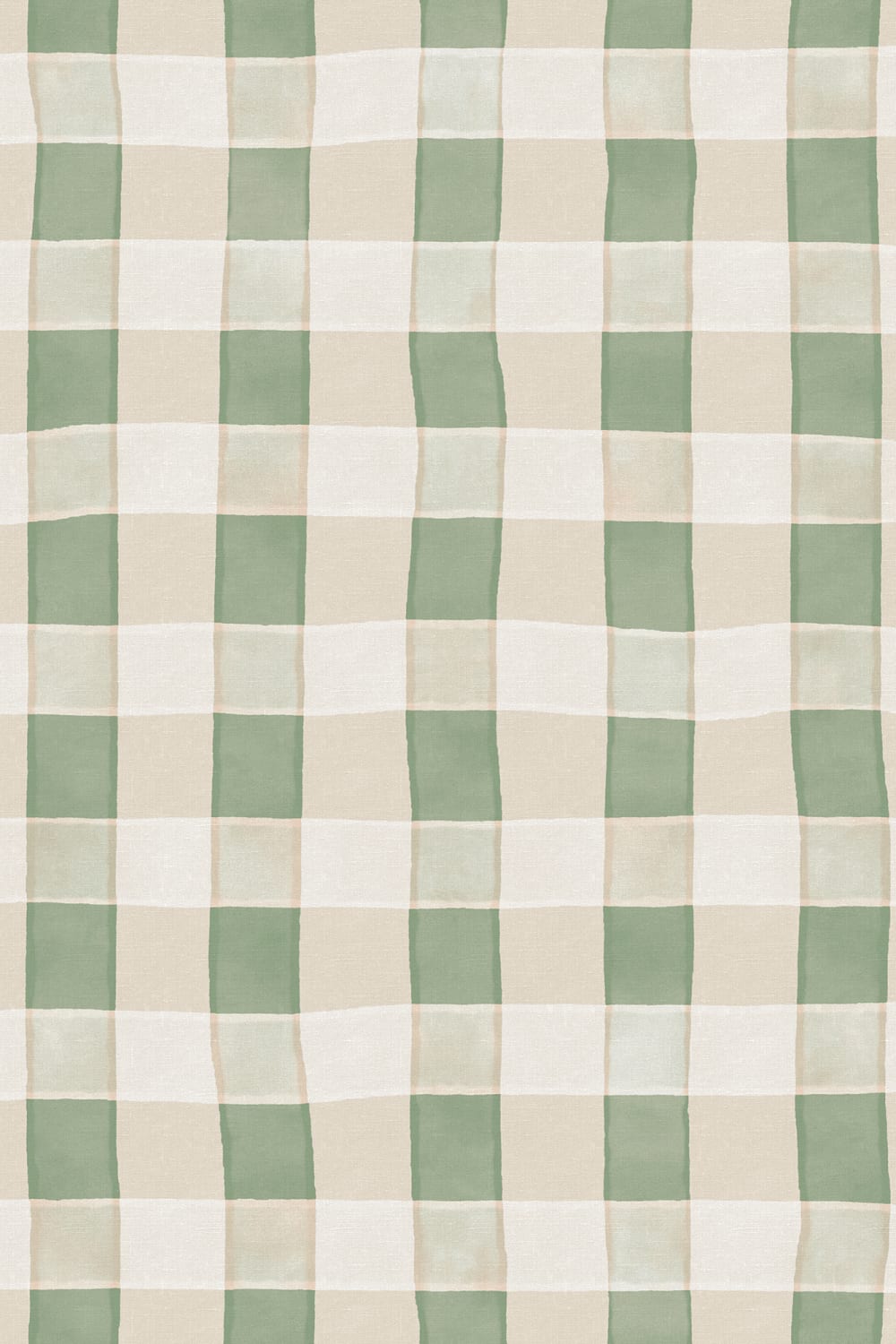Breloque vichy frais en vert clair