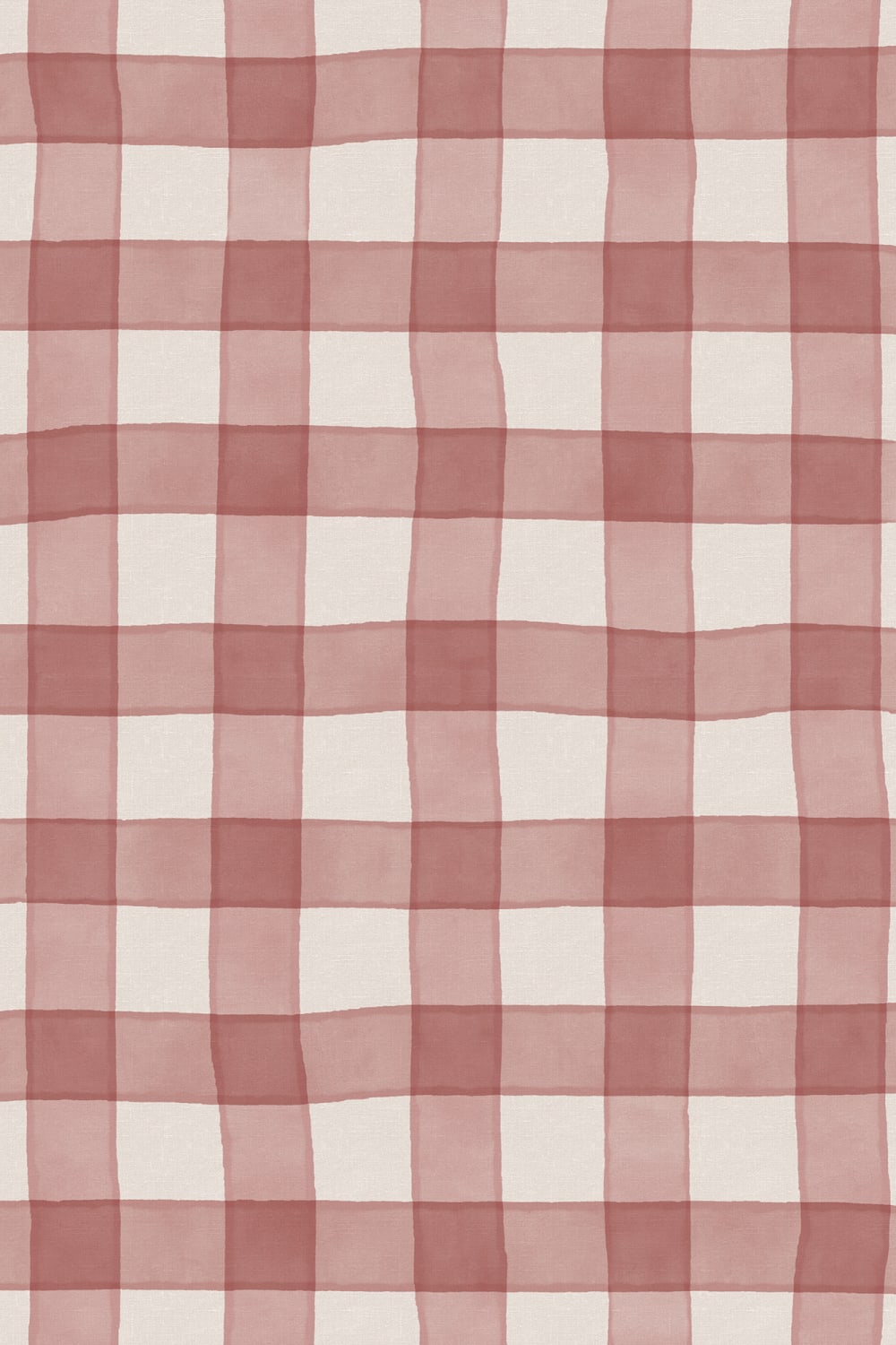 Classic Gingham Charm in Bold Red