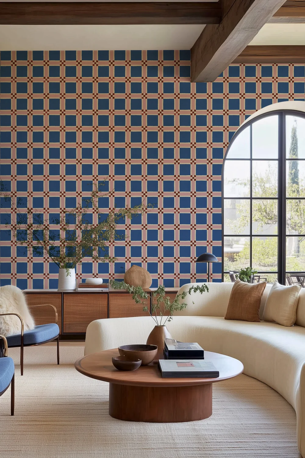Faites une déclaration avec une grille bleue audacieuse