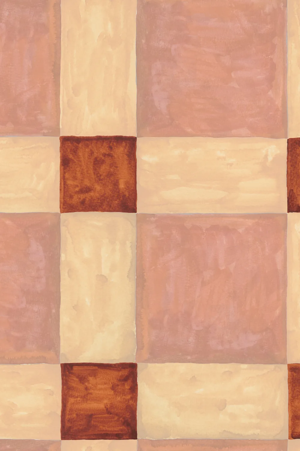Embrace Artisan Elegance with Red Squares