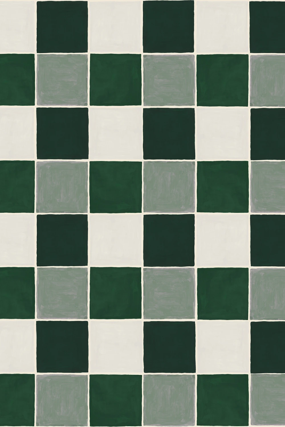 Green Checkerboard Chic