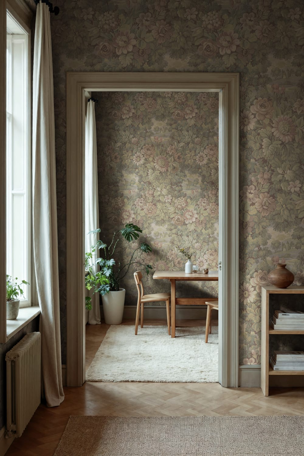 Luksus botaniczny w stylu vintage