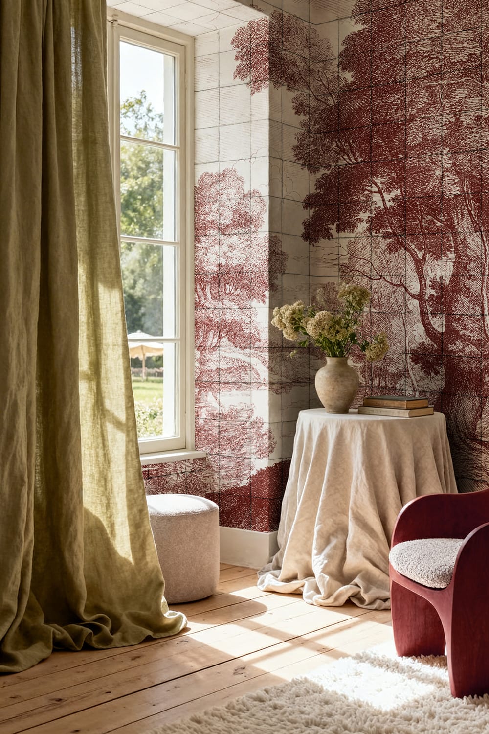 Timeless Elegance with Porcelain Landscape