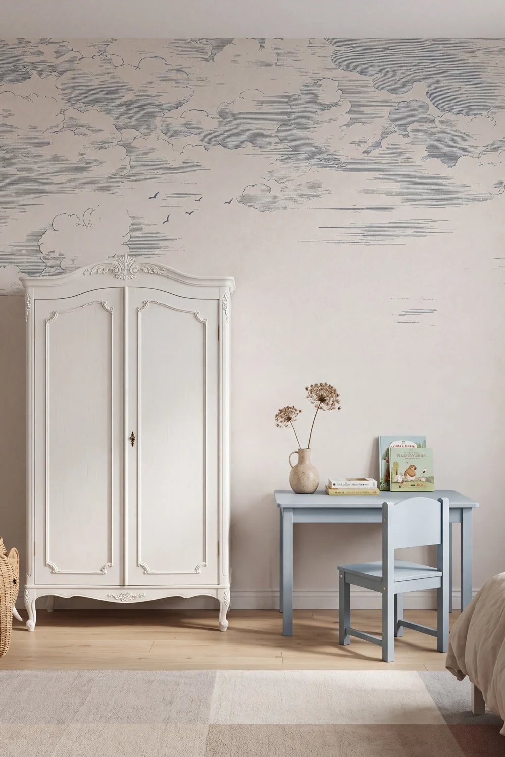 Harmonie in einer ruhigen Wolkenlandschaft
