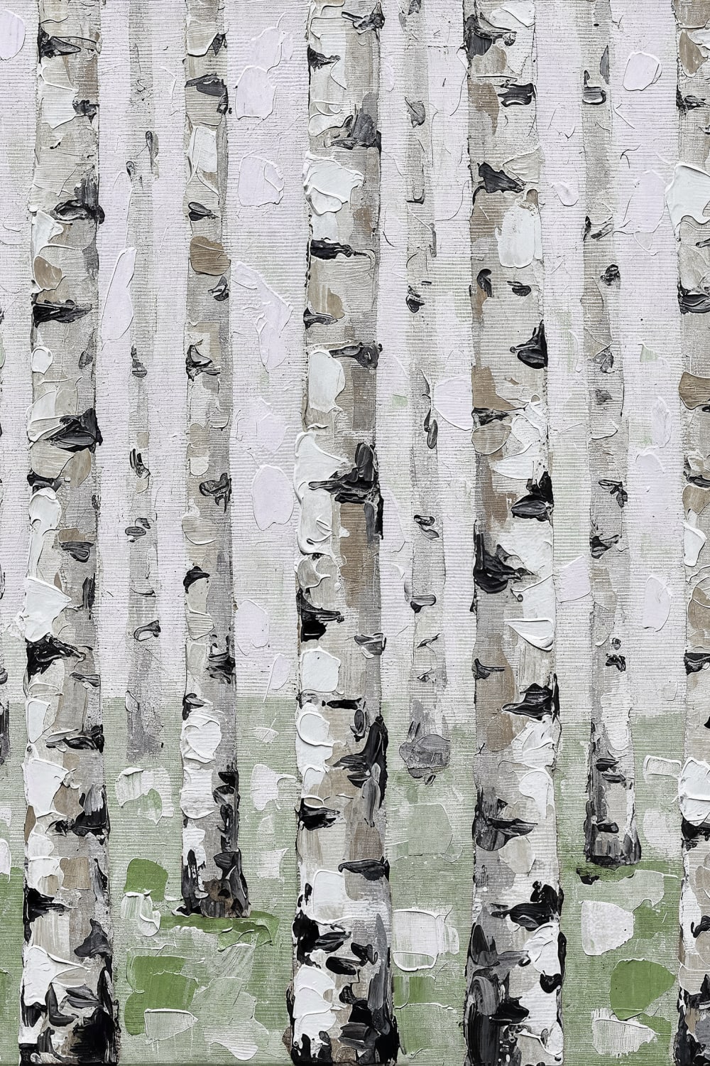 Nature's Serenity: Birch Forest