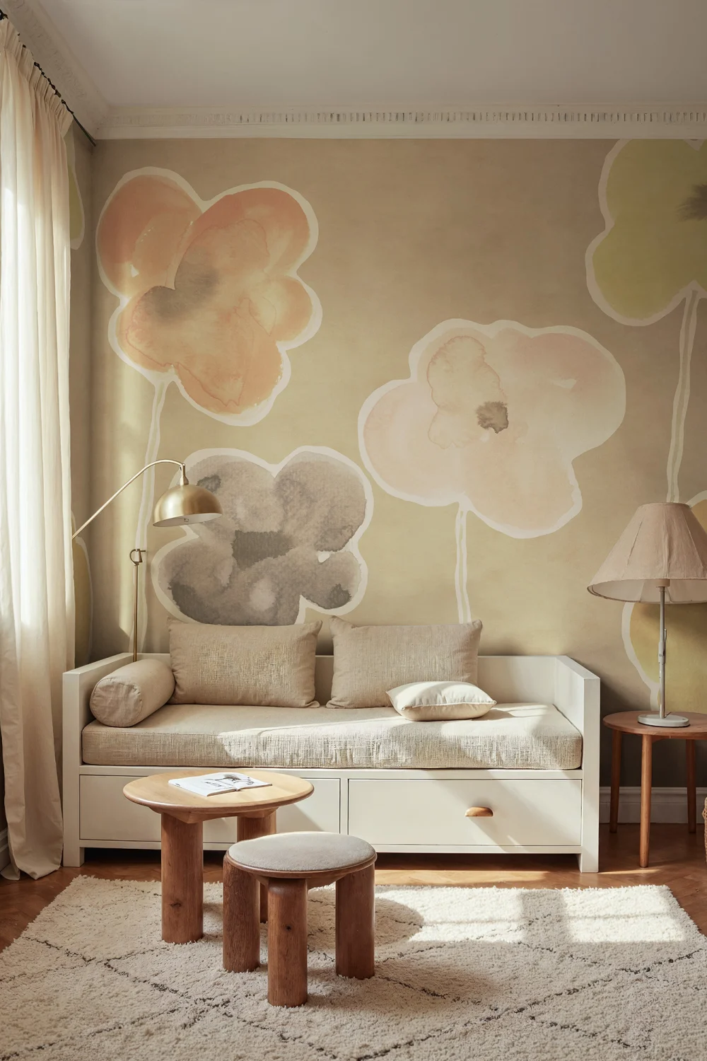 Omfamna elegans med Paper Poppies