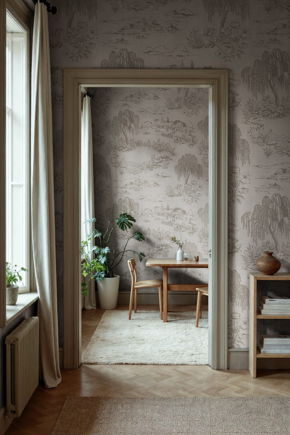 Charming Little Village Toile