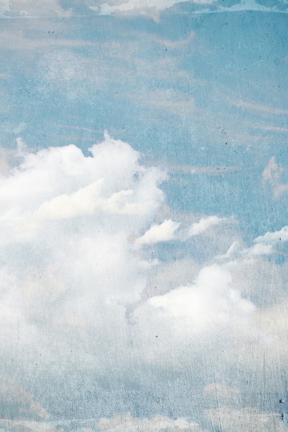 Paint the sky blue with a cloud wallpaper