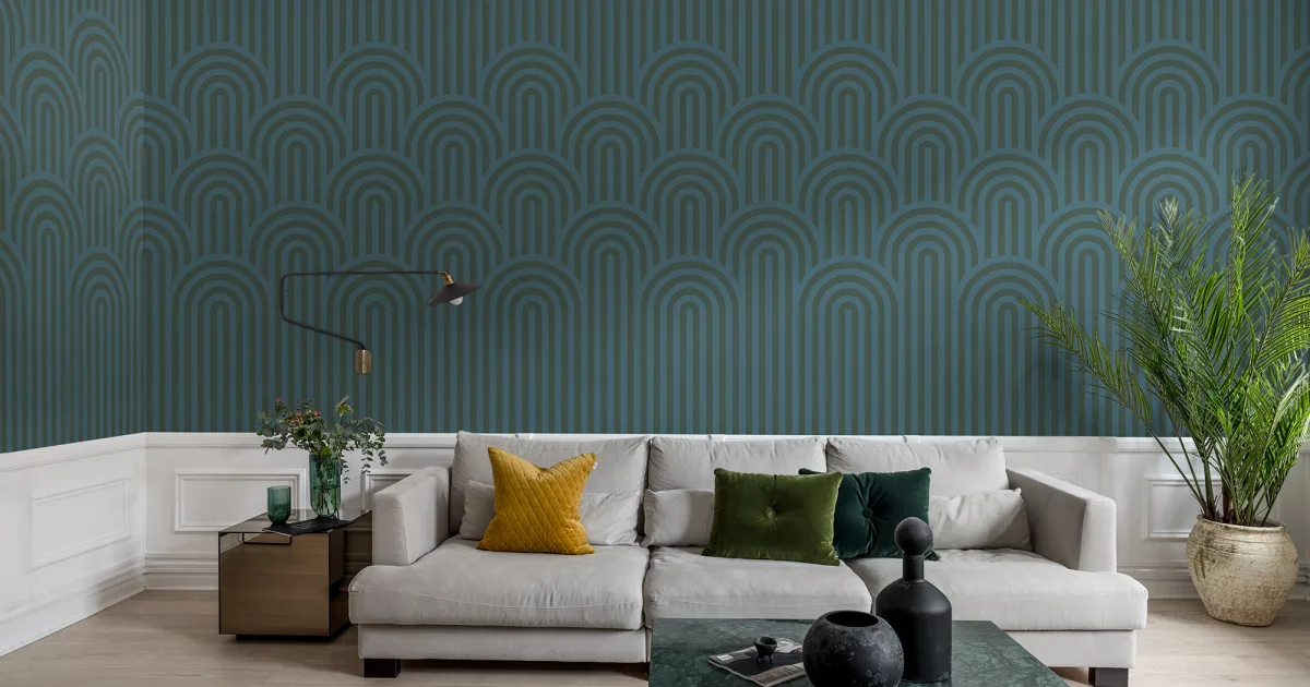 Happy Hills - Wall Mural - Rebel Walls