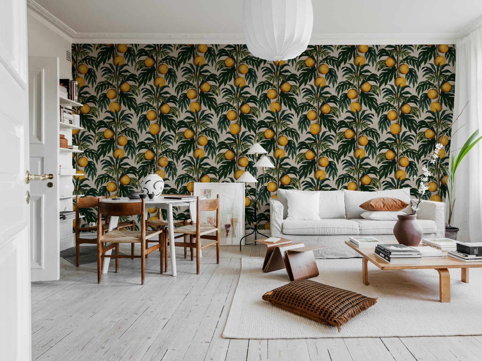 Lush Lemons Vintage Wallpaper | Rebel Walls - Wall Mural