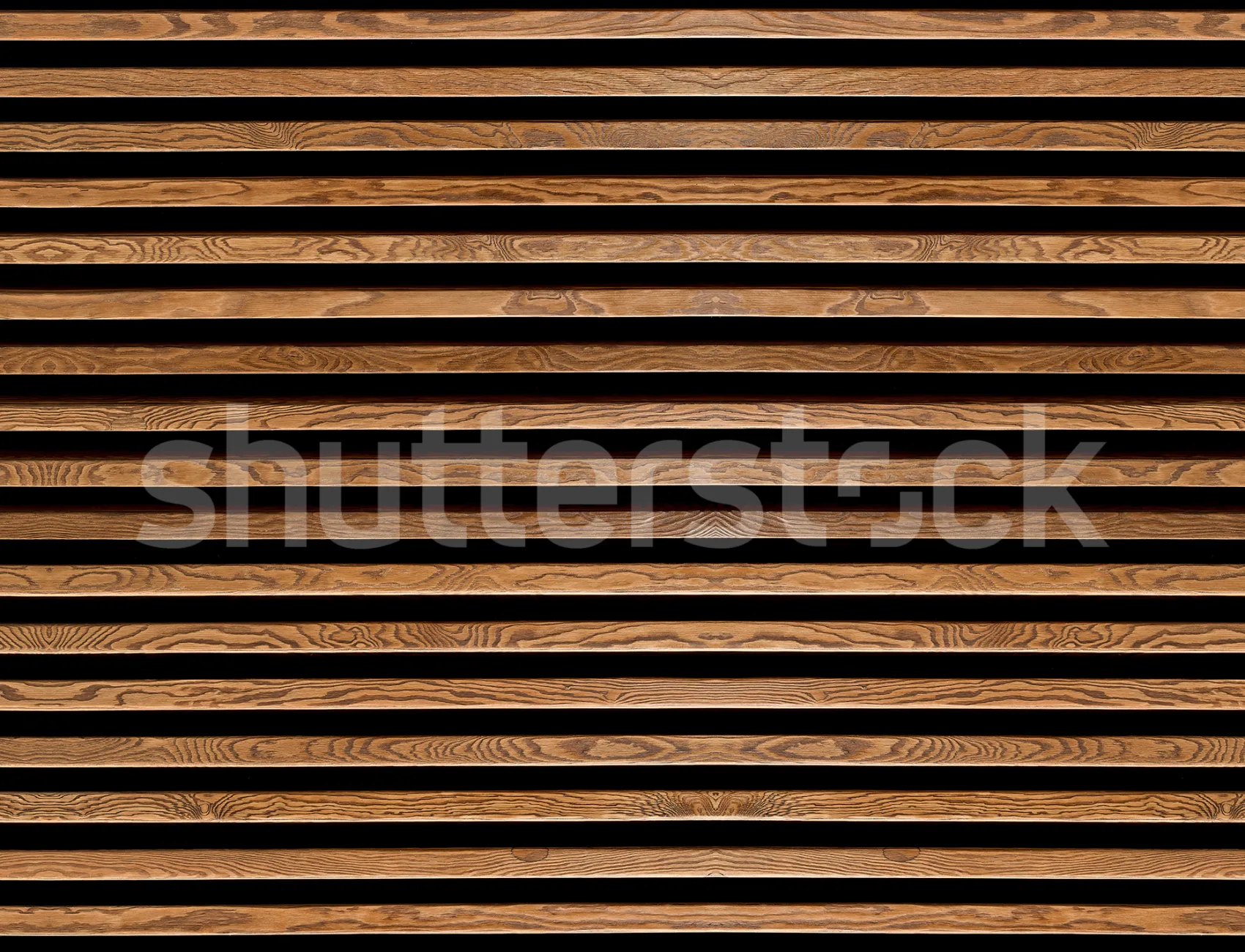 Horizontal wood wall panels