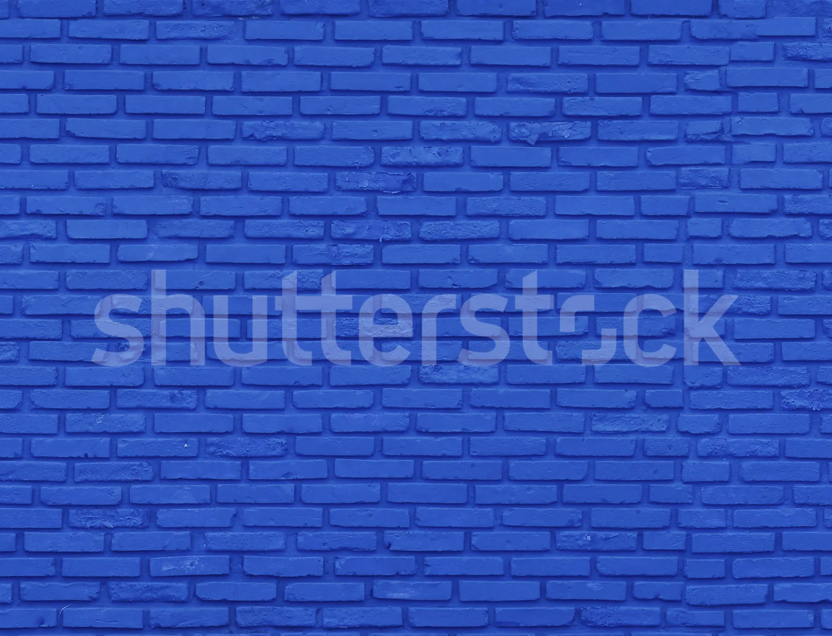 Brick Wall in Cobalt