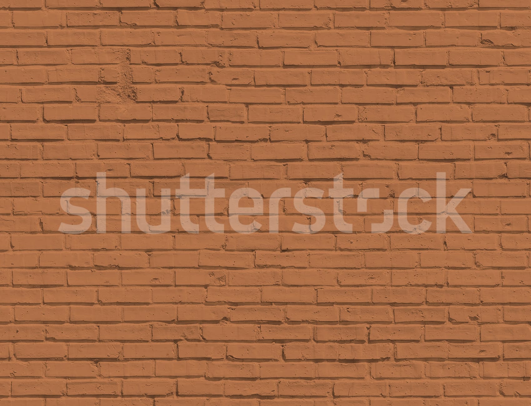 Brick Wall in Terracotta