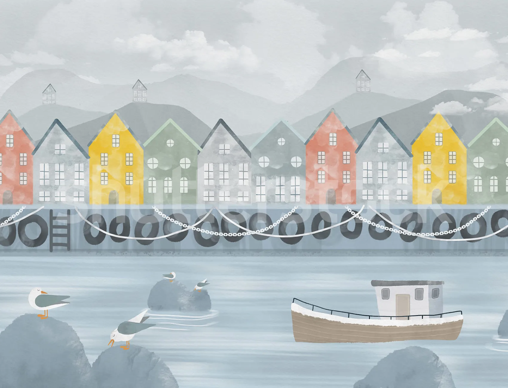 En pittoresk semester vid havet