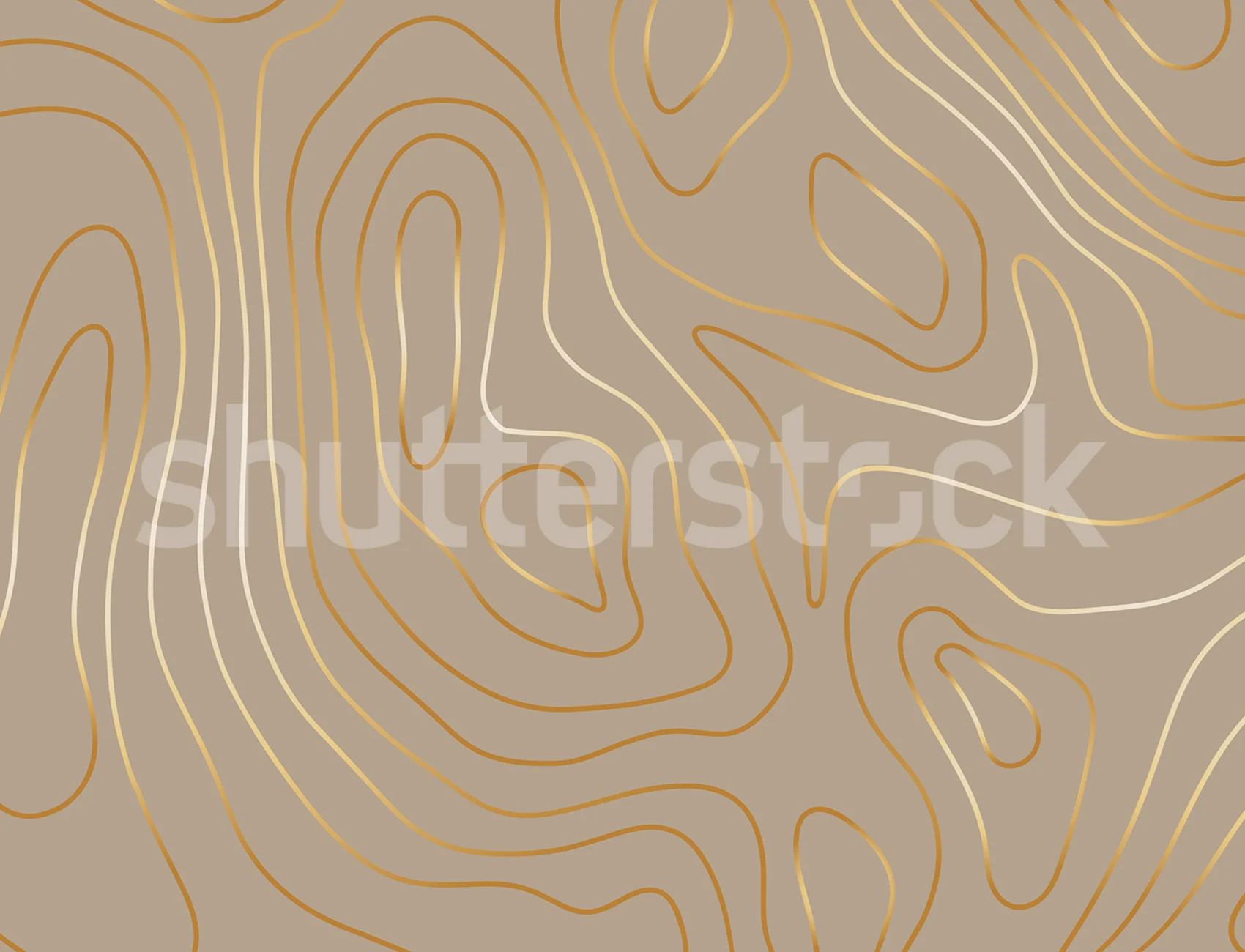Elegância geográfica dourada