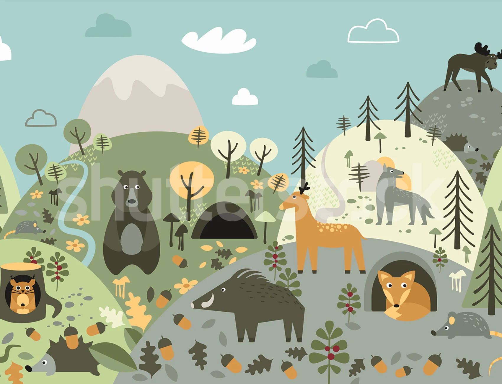 Wild Animals in Nature