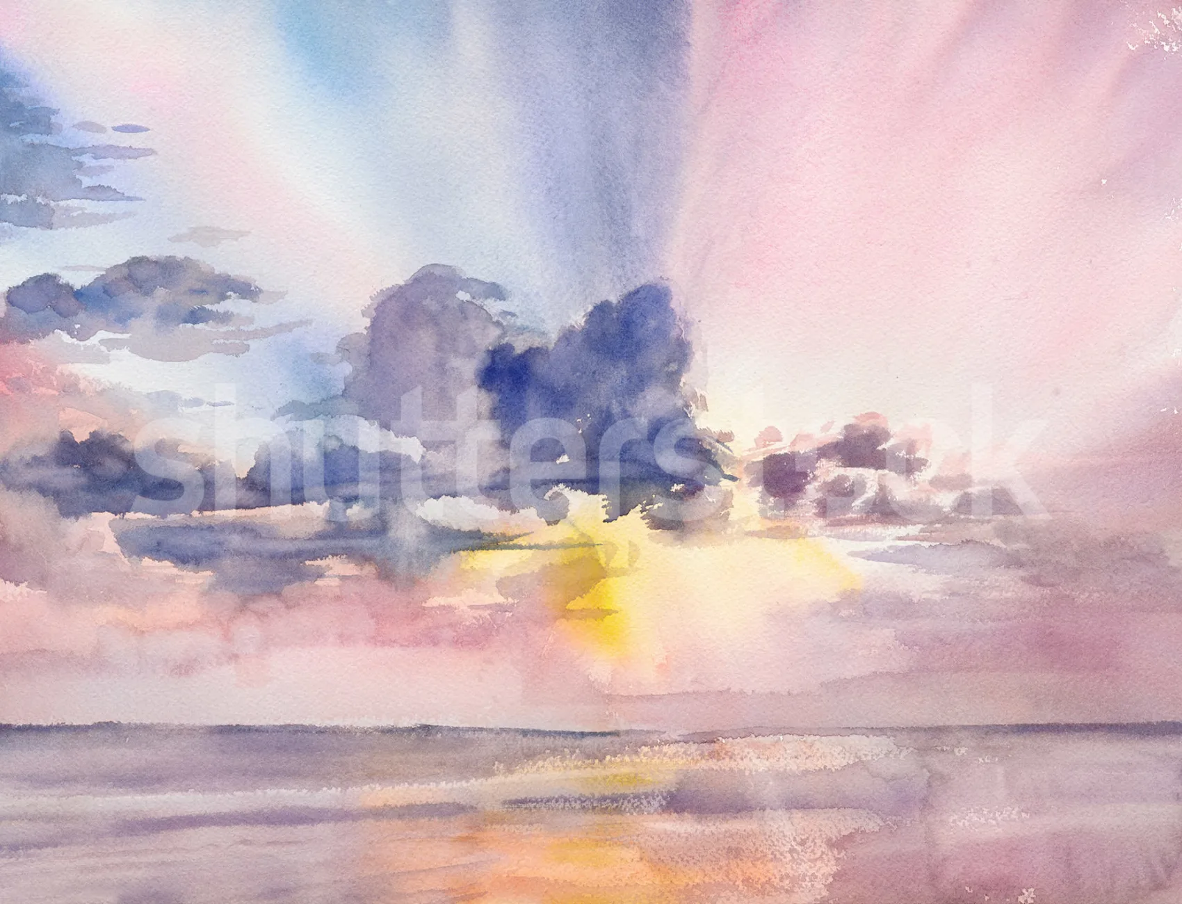 Blush Sky Canvas