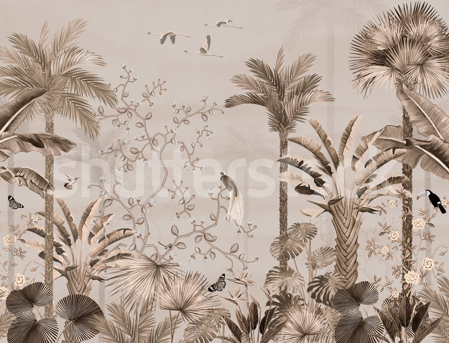 Tropical Escape Beige