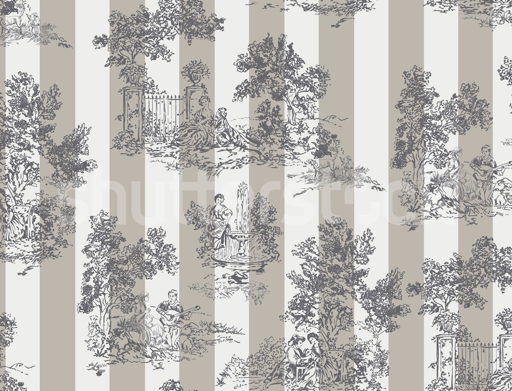 Pearl Toile Elegance