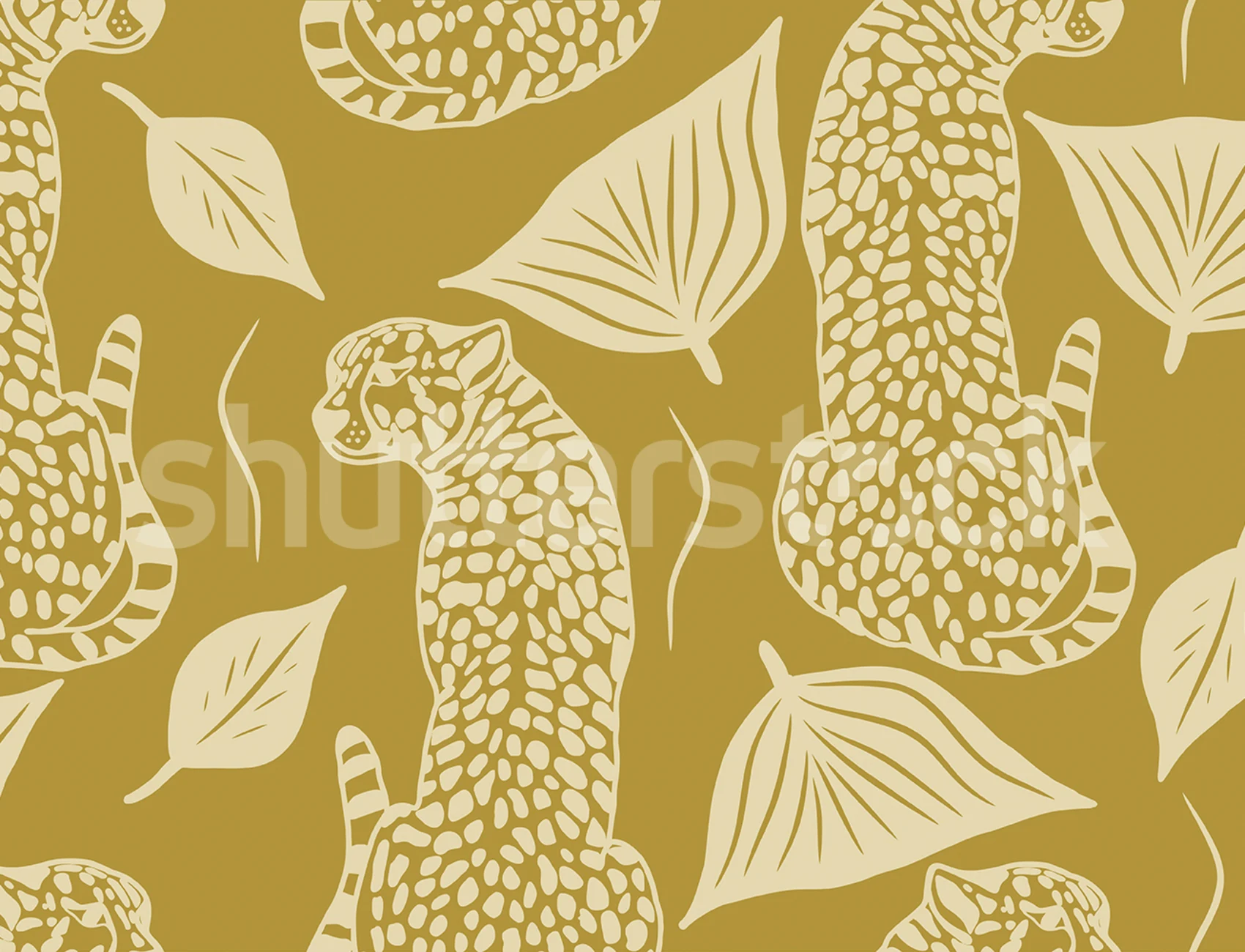Afslør din vilde side med Whimsy Leopard Wallpaper