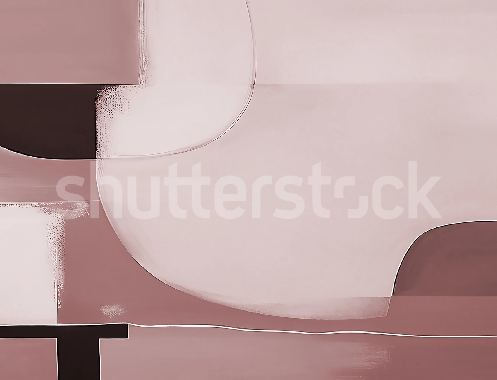 Contemporary Burgundy Shapes for Your Walls
