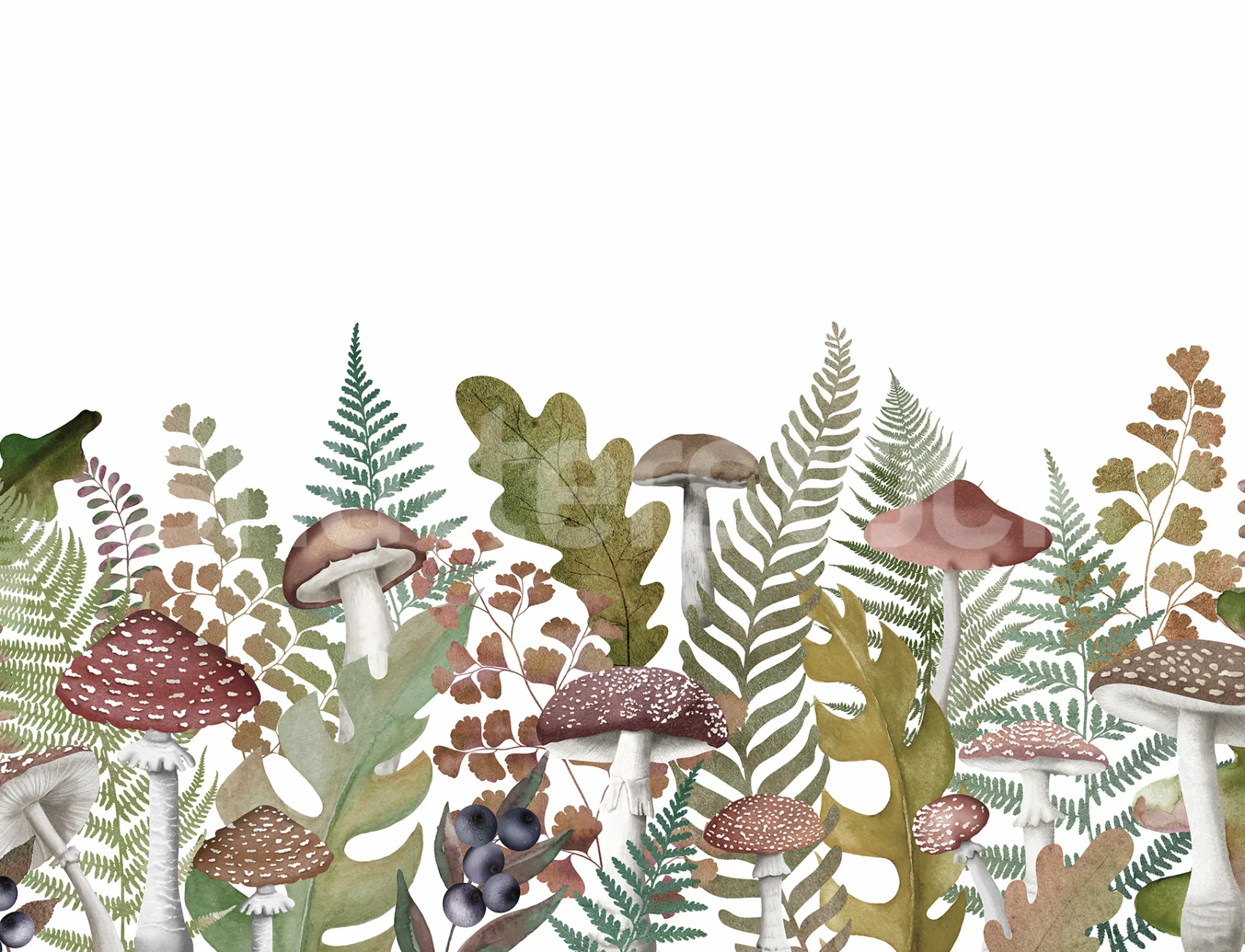 Enchanted Autumn Meadow Mural