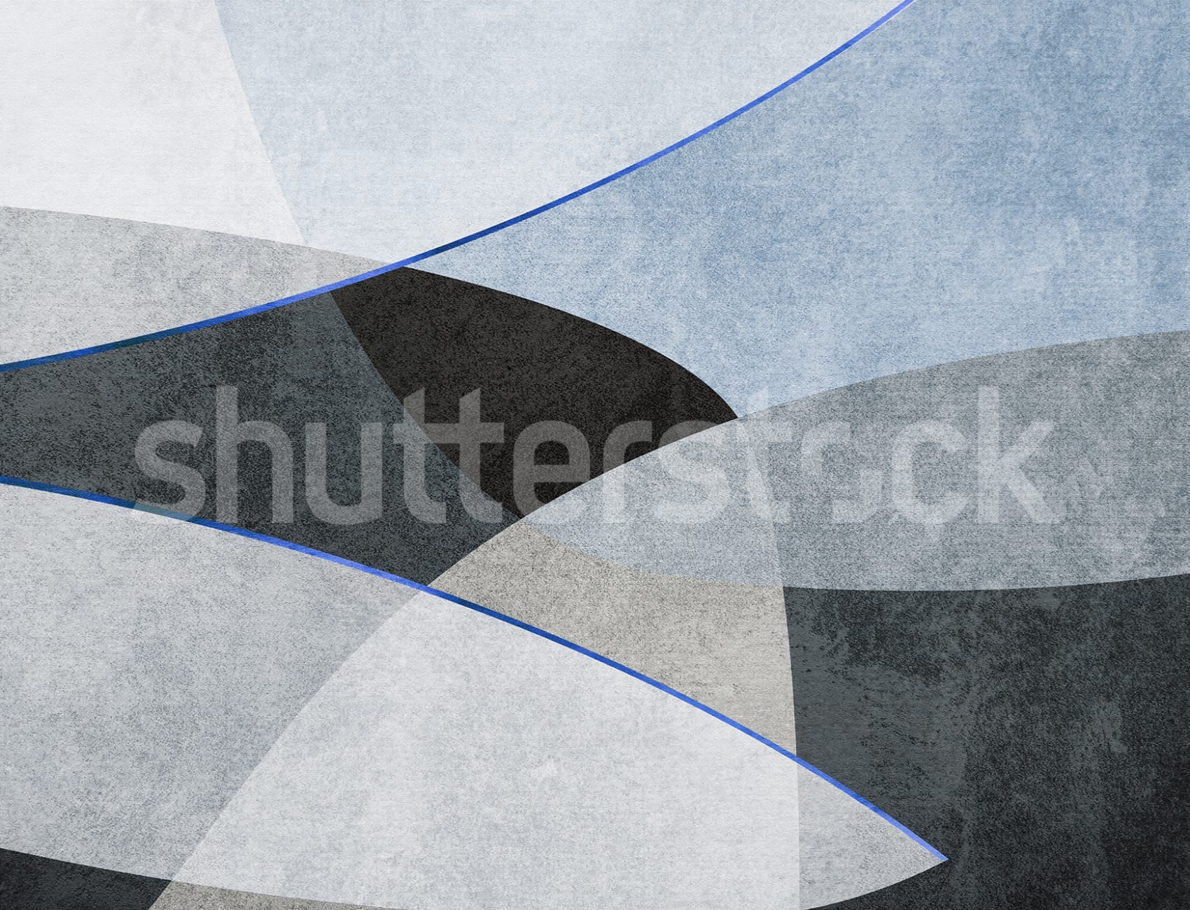 Geometrisk Eleganse i Blå