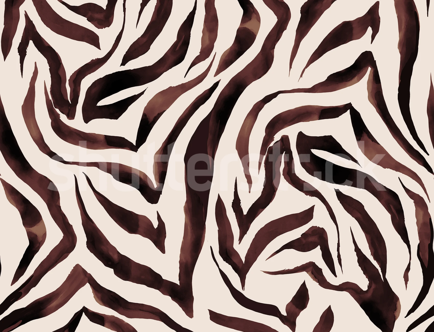 Luxury Zebra, Burgundy - Veggmural - Rebel Walls