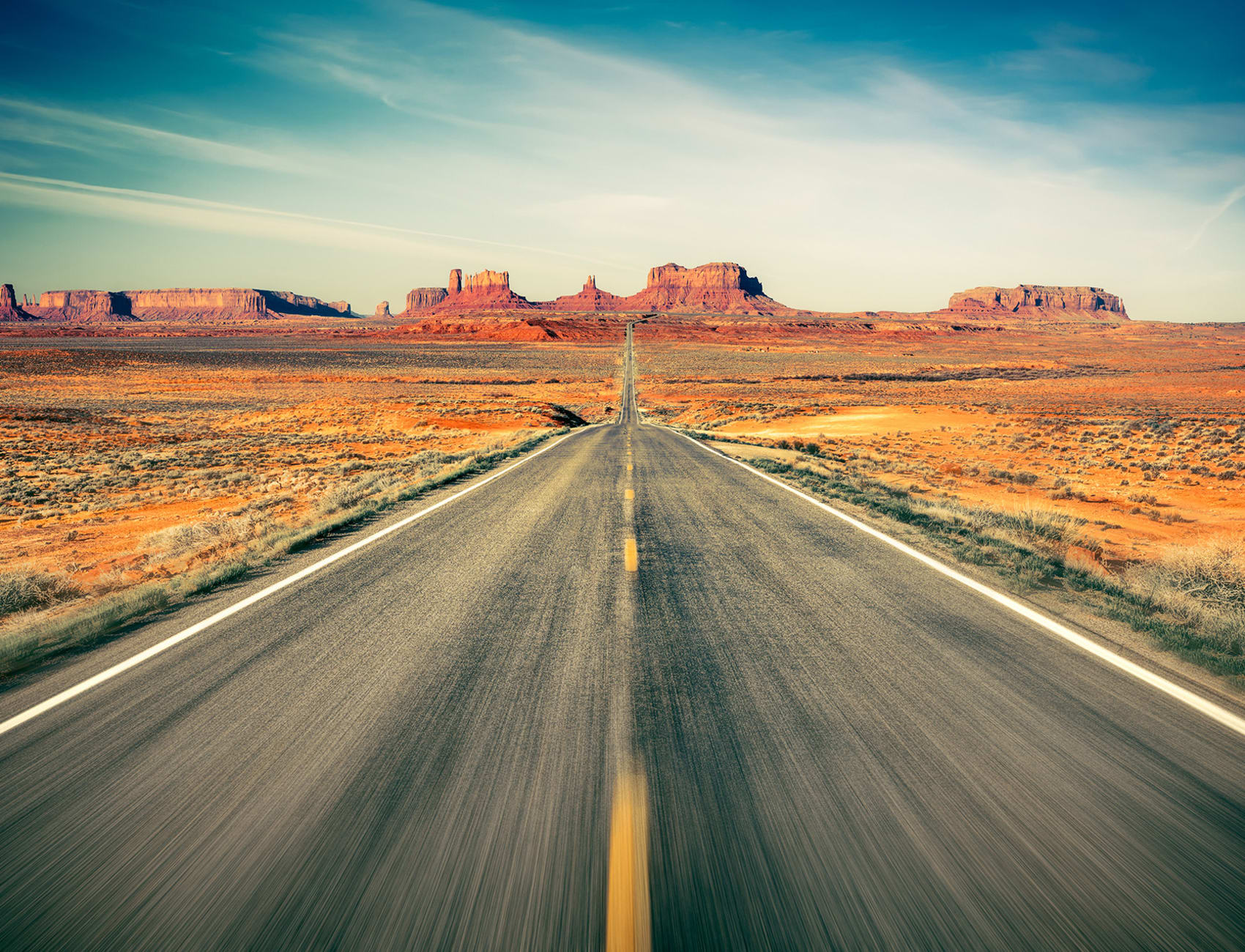 Road wall mural