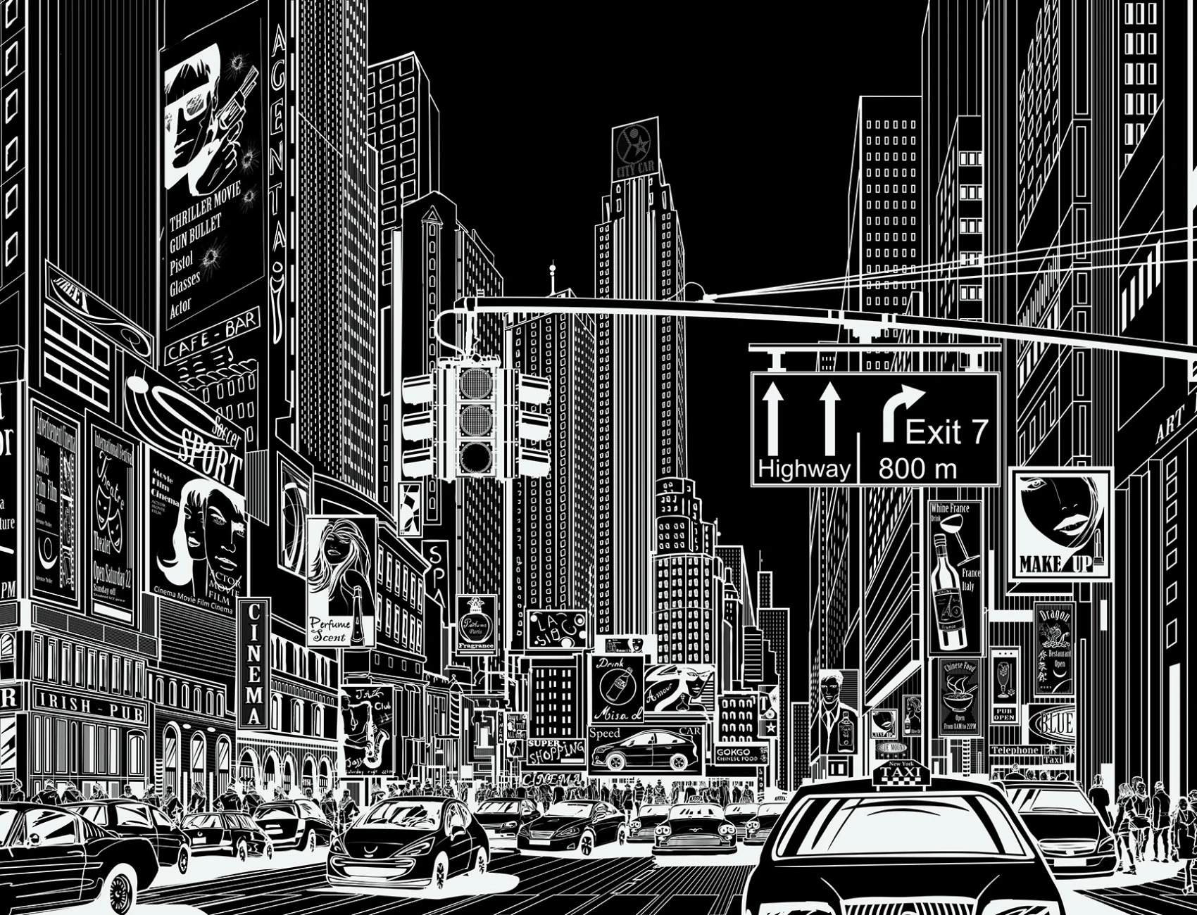 Cartoon City, Black