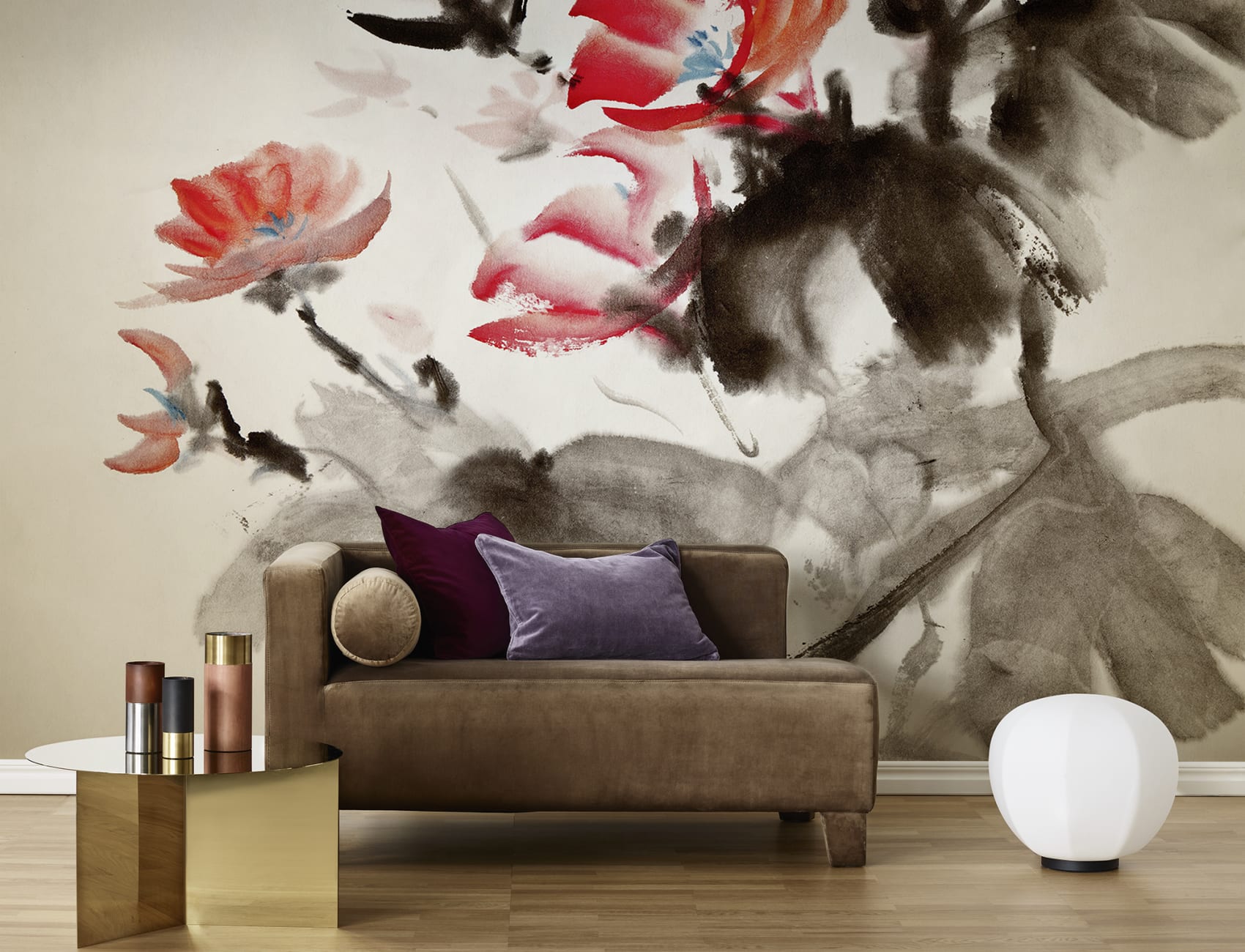 Murale con design asiatico