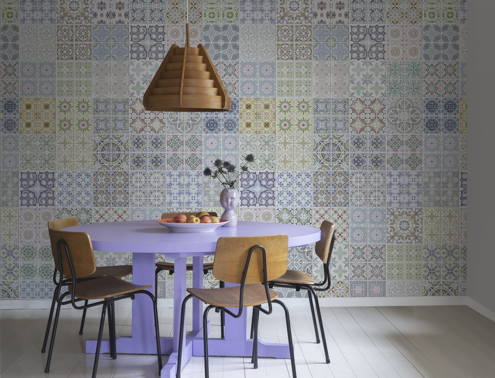 Papier peint en carreaux de Marrakech pour la cuisine ou d'autres espaces